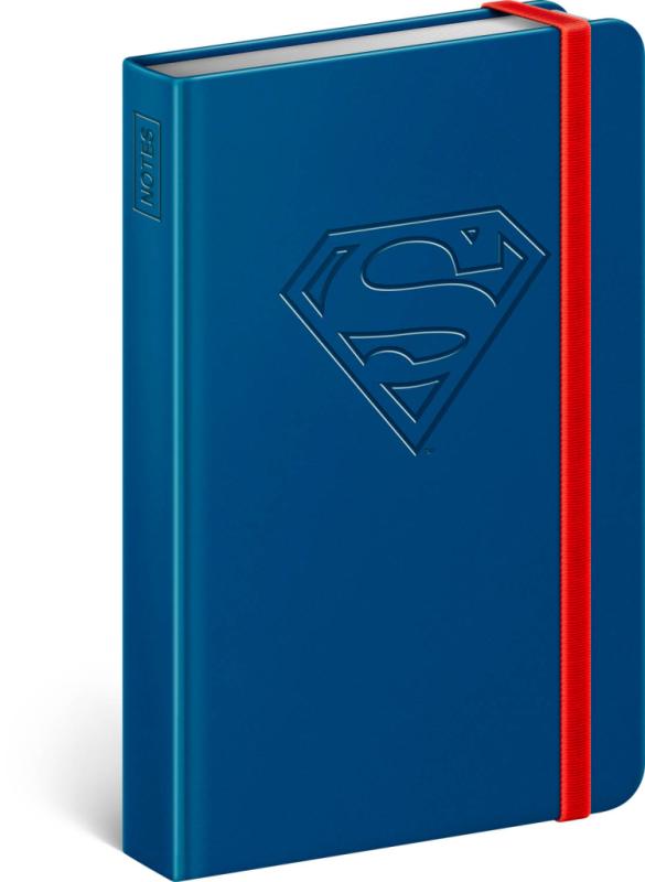 NOTIQUE Notes Superman – Logo, linajkovaný, 11 x 16 cm