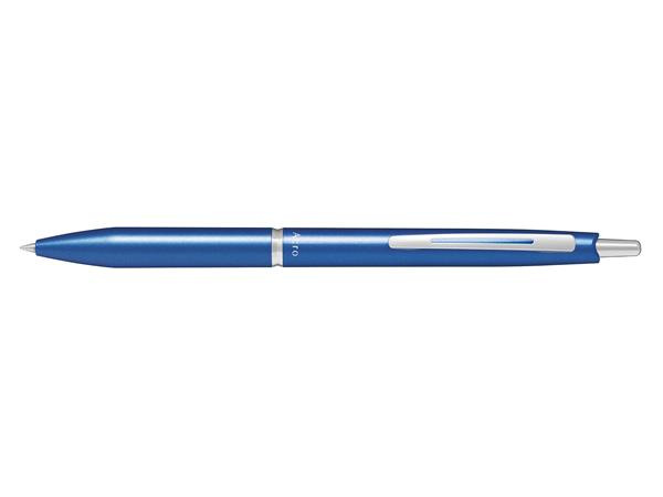 Guľôčkové pero, 0,32 mm, stláčací mechanizmus, kovovo modré telo, PILOT "Acro 1000", modré