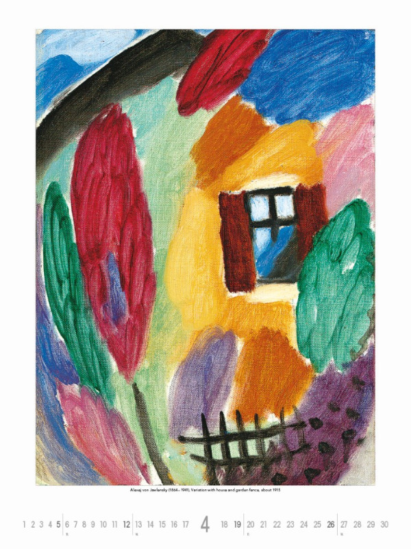 Nástenný kalendár Monet to Klee 2026 4