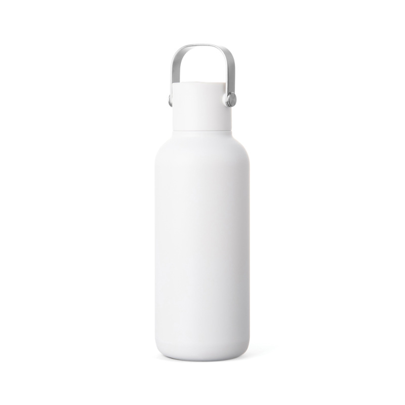 VINGA Cael RCS nerezová fľaša so slamkou 600 ml biela 1