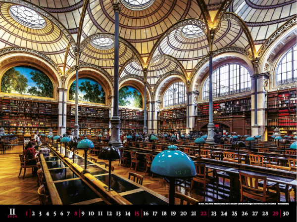 Nástenný kalendár Bibliotheca 2026 12
