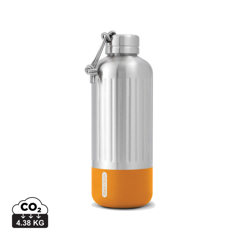 Veľká termo fľaša Explorer 850ml Black+Blum oranžová