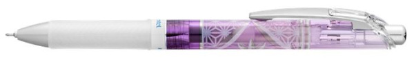 Gélové pero, 0,25 mm, stláčací mechanizmus, PENTEL "EnerGel BLN75 Kiriko, Asaba Kikka", mo 1