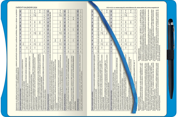 Denný diár A5 SMART blue 2026 3