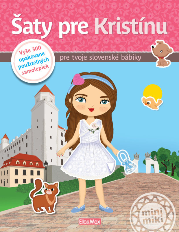 Šaty pre KRISTÍNU ─ Kniha samolepiek 4