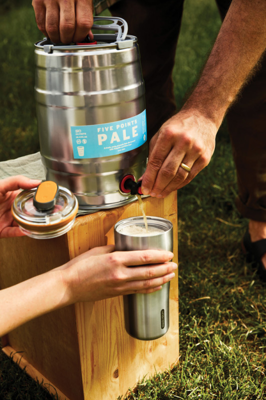 Cestovný nerezový termo hrnček 600ml Black+Blum oranžová 13