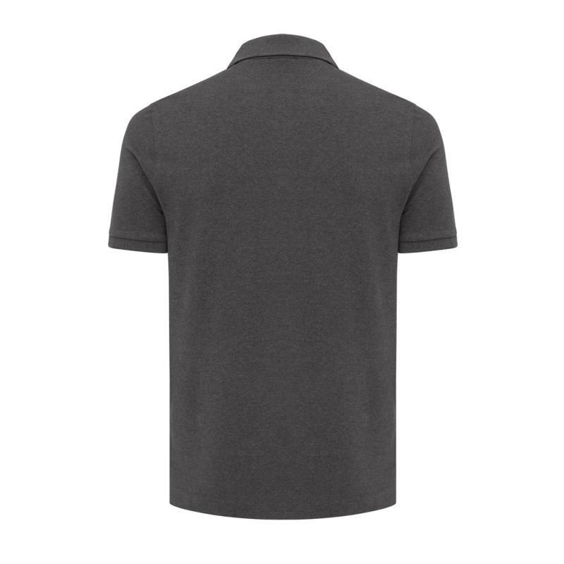 Polo tričko Iqoniq Yosemite z recykl. bavlny heather anthracite 4XL 2