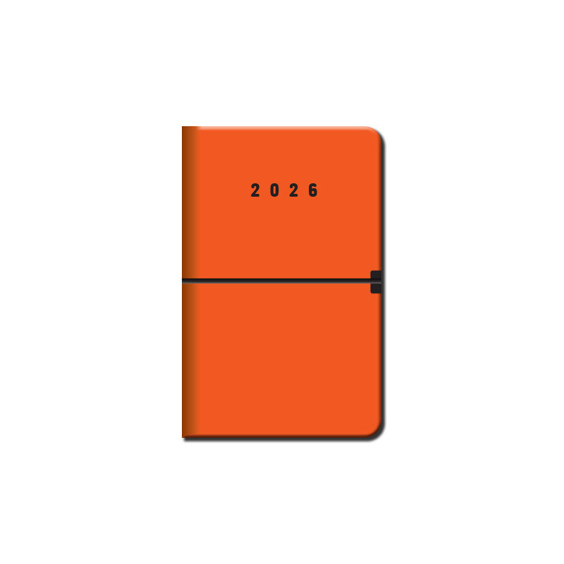 Mini diár A6 CAPRI oranžový 2026