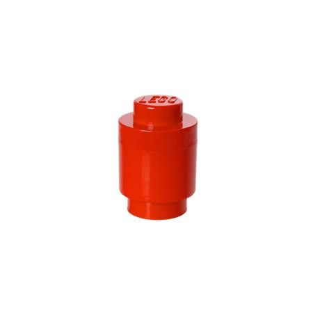 Úložný box, valcovitý, LEGO, červený 1
