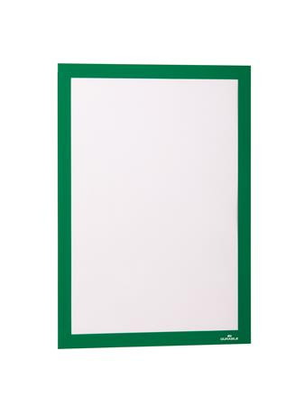 Informačný panel, A4, samolepiaca zadná strana, DURABLE "DURAFRAME®", zelený 1