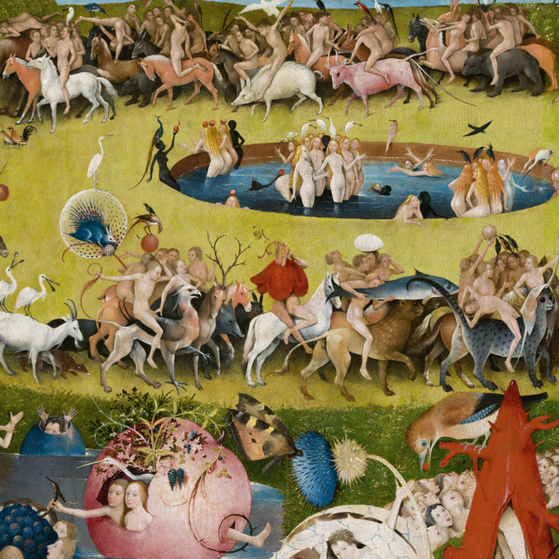 NOTIQUE Poznámkový kalendár Hieronymus Bosch 2026, 30 x 30 cm 9