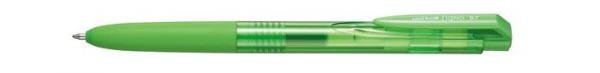 Gélové pero, 0,35 mm, stláčací mechanizmus, UNI "UMN-155N", limetkovo-zelená