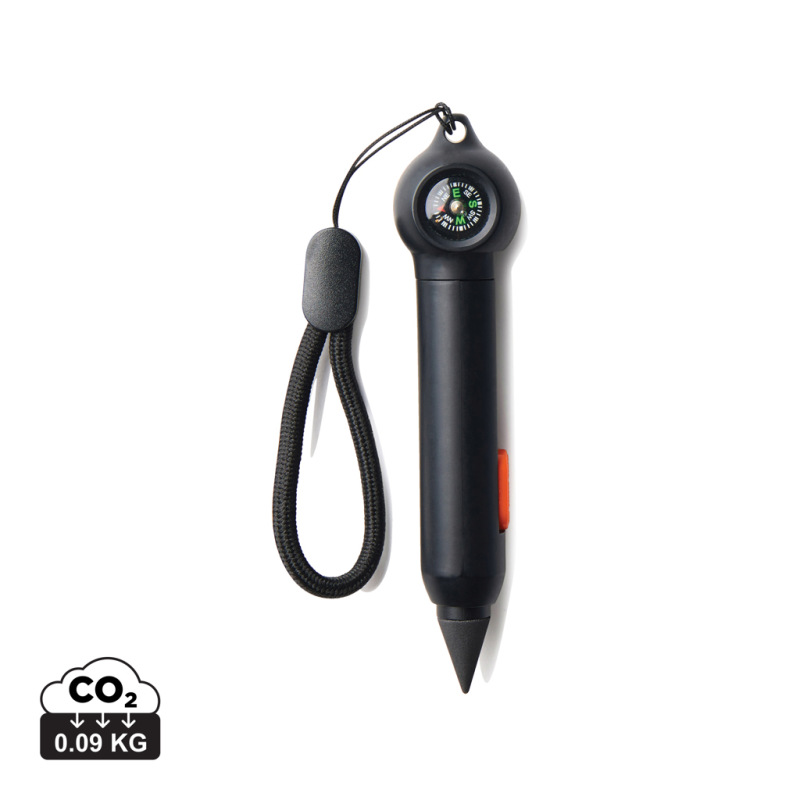 Nordic Drift Trail RCS nekonečné pero s kompasom čierna