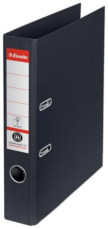 Pákový šanón, 50mm, A4, ekologický, s ochrannou lištou, ESSELTE "No.1", čierna