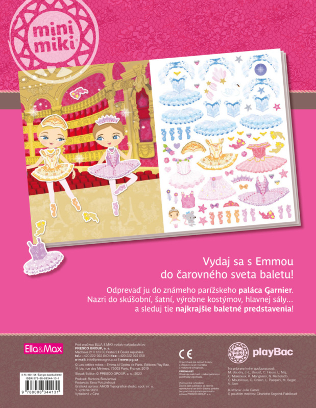 Šaty pre baletku EMMU – Kniha samolepiek 13