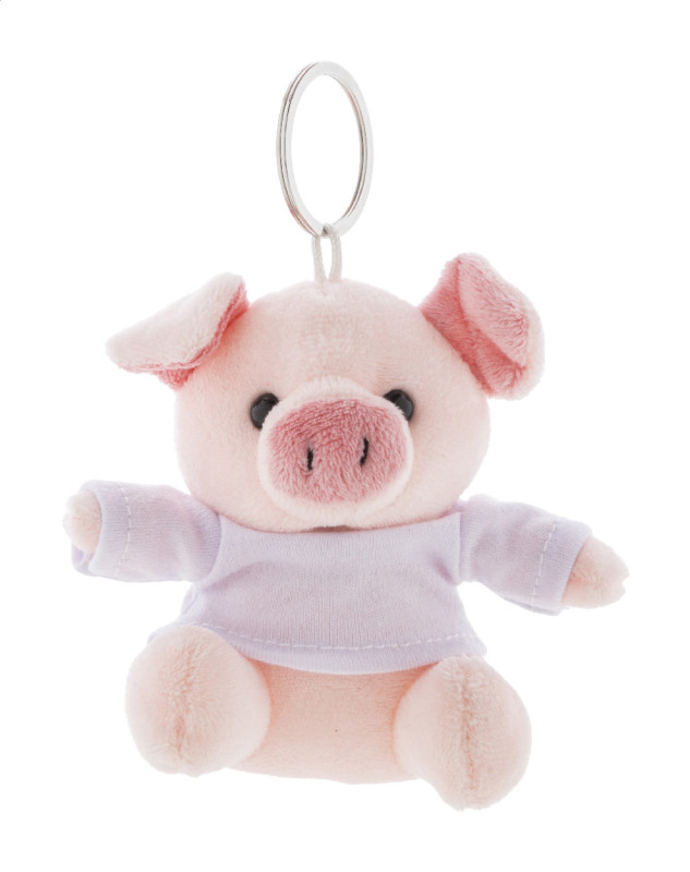 PigFob prívesok na kľúče s plyšovým prasiatkom