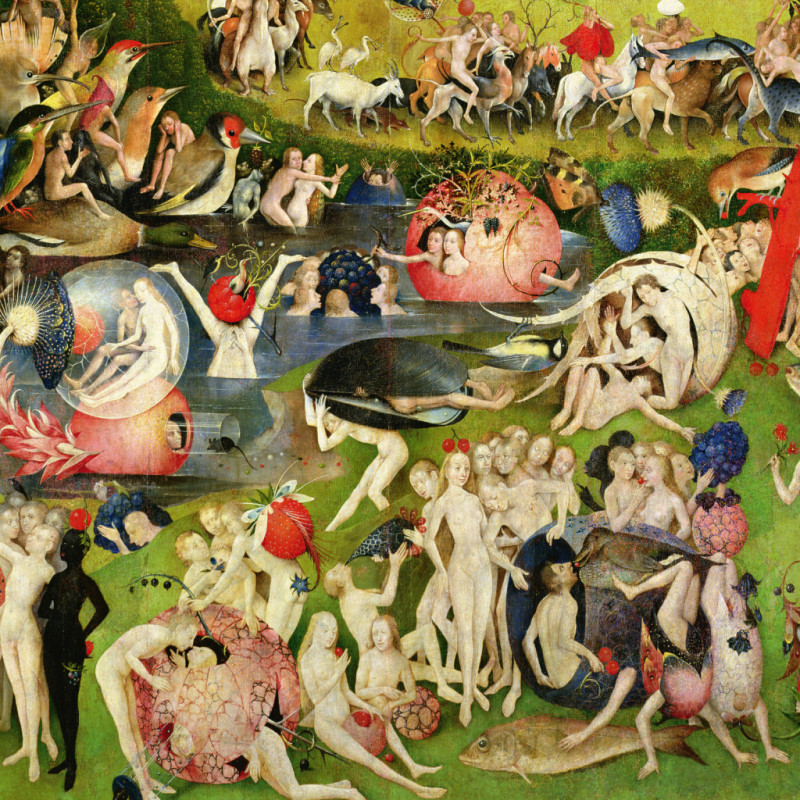 NOTIQUE Poznámkový kalendár Hieronymus Bosch 2026, 30 x 30 cm 6