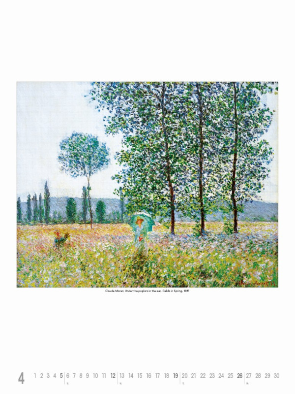 Nástenný kalendár Claude Monet 2026 5