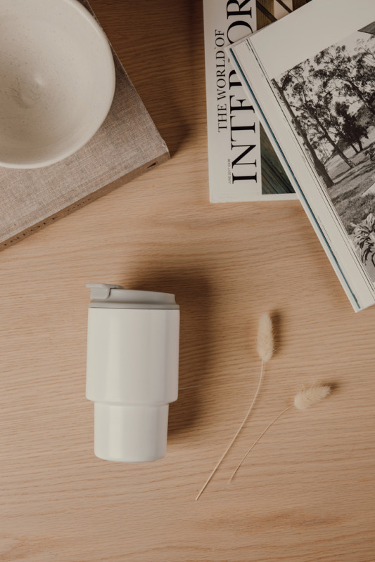 VINGA Nagano RCS termo hrnček na cesty 350 ml biela 10