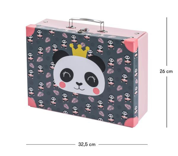 BAAGL Skladací školský kufrík Panda
