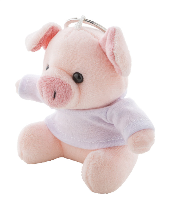 PigFob prívesok na kľúče s plyšovým prasiatkom 5