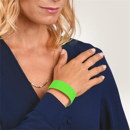 Identifikačný náramok, odolný proti roztrhnutiu,, 265x19 mm, AVERY ZWECKFORM "Tyvek", zele 4