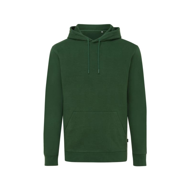 Mikina s kapucňou Iqoniq Jasper z recykl. bavlny forest green XXXL 1