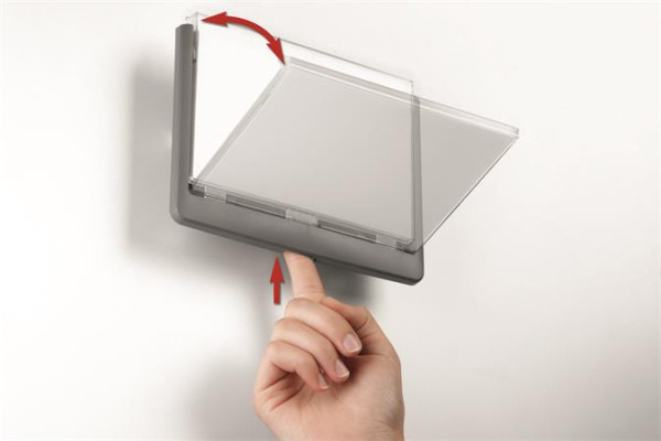 Informačná tabuľka, 149x52,5 mm, DURABLE "CLICK SIGN", modrá 5
