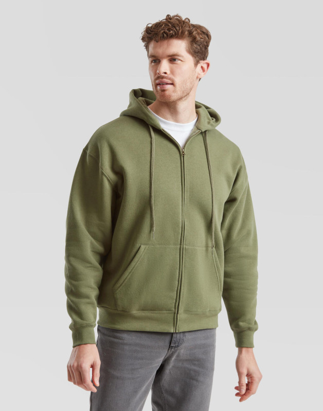 Mikina na zips s kapucňou Premium 1