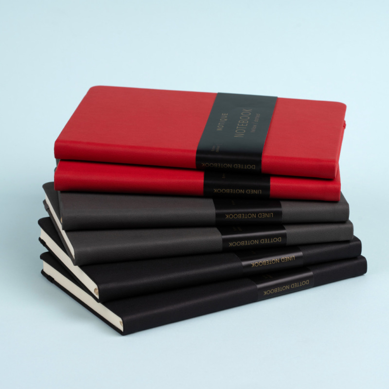 NOTIQUE Notes Červený, linajkovaný, 13 x 21 cm 4