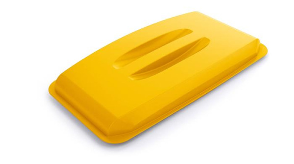 Poklop pre 60 l odpadkový kôš, plast, DURABLE "Durabin®", žltý 1