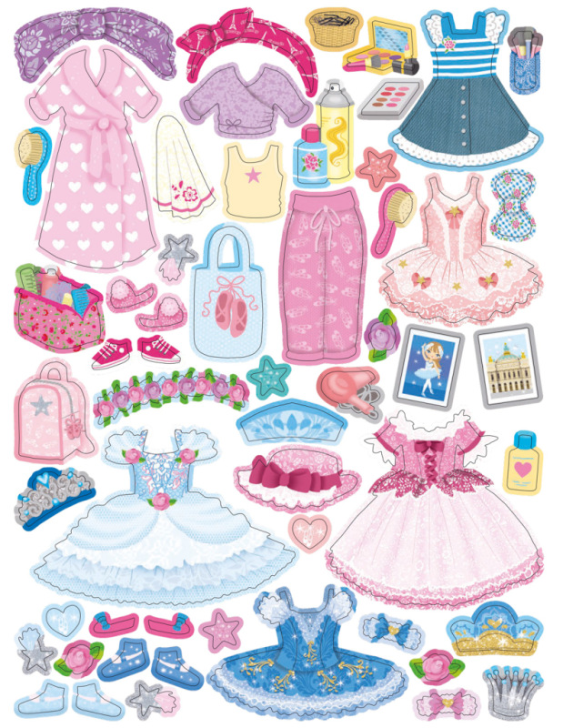 Šaty pre baletku EMMU – Kniha samolepiek 11