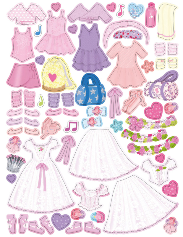 Šaty pre baletku EMMU – Kniha samolepiek 12