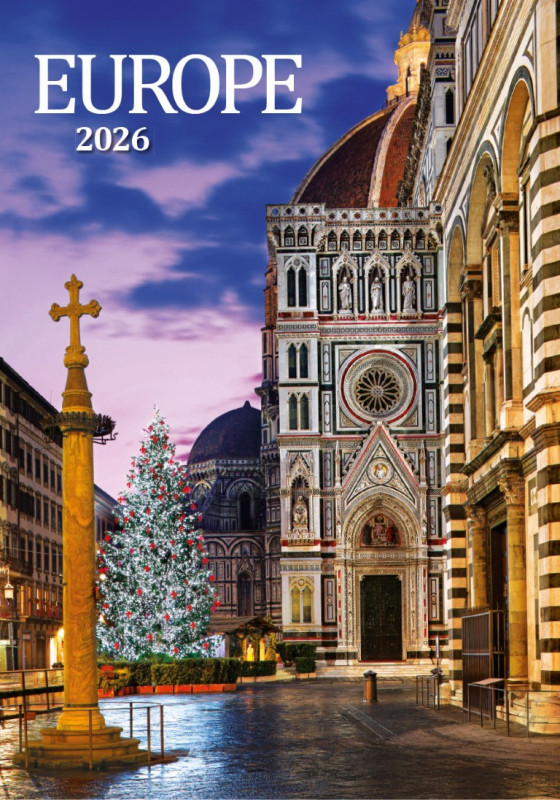 Nástenný kalendár Europe 2026 1