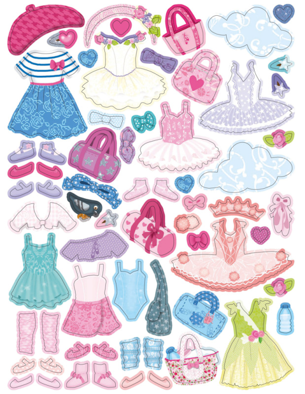 Šaty pre baletku EMMU – Kniha samolepiek 9