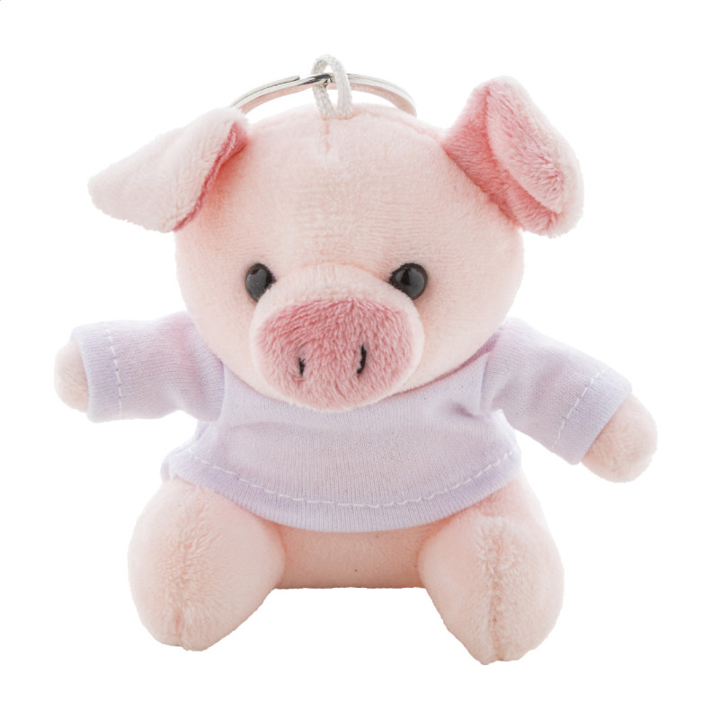 PigFob prívesok na kľúče s plyšovým prasiatkom 2