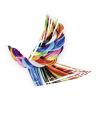 Kreatívny špagát, 100 cm, 100 ks, FOLIA, „Basic Mix“, mix farieb 5