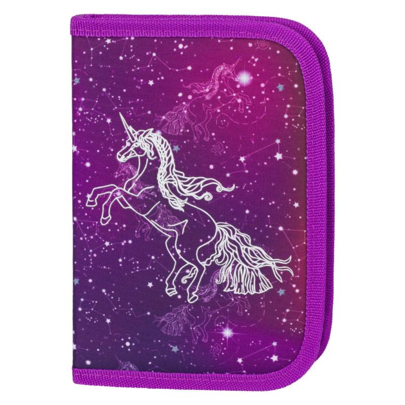 BAAGL SET 5 Zippy Unicorn Universe: aktovka, penál, sáček, desky, box