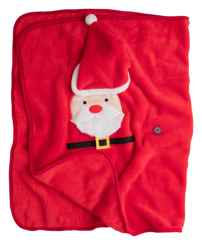 Hugger Vianočná polárna deka, Santa Claus