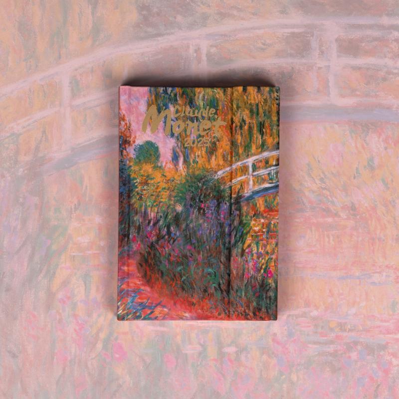 NOTIQUE Týždenný magnetický diár Claude Monet 2025, 11 x 16 cm