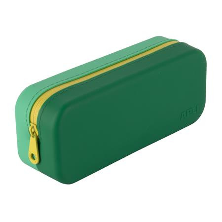 Peračník, displej, na zips, silikónový, dvojfarebný, APLI "Vibrant", mix farieb 7