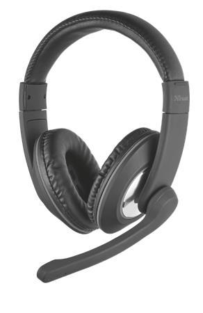 Slúchadlá, s mikrofónom, 3,5 mm jack, TRUST "Reno"