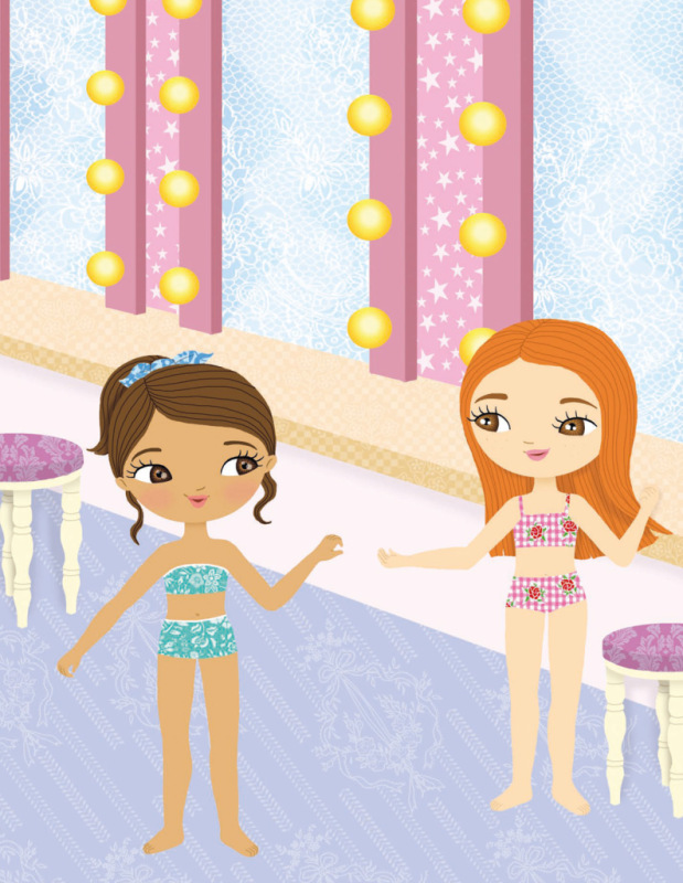 Šaty pre baletku EMMU – Kniha samolepiek 6