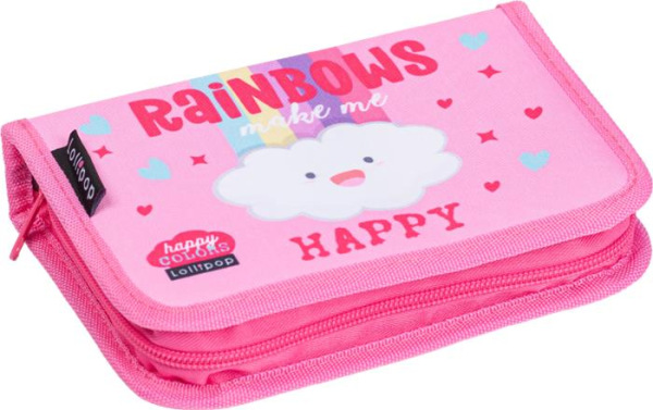 Peračník, s chlopňami, na zips, LIZZYSULI, "Lollipop Rainbow"