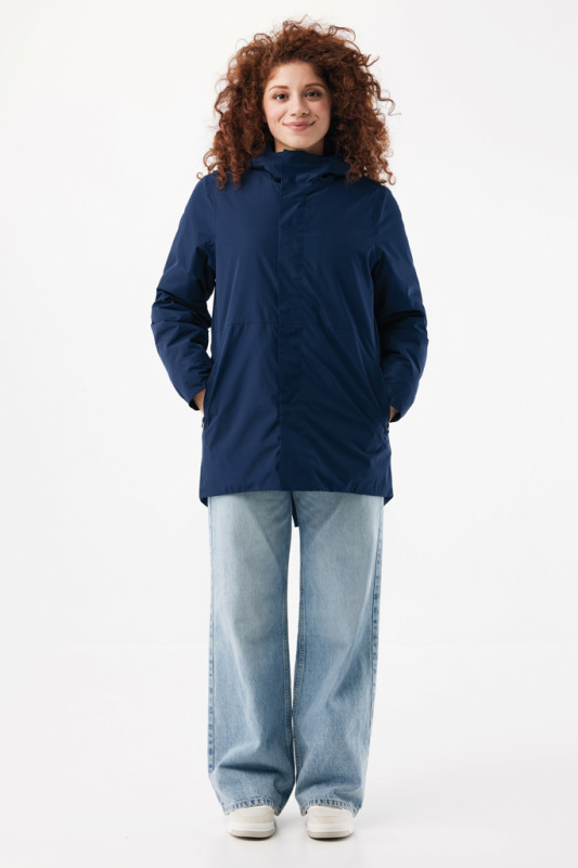 IQONIQ Thelon parka z recyklovaného polyesteru námornícka modrá 5XL 3