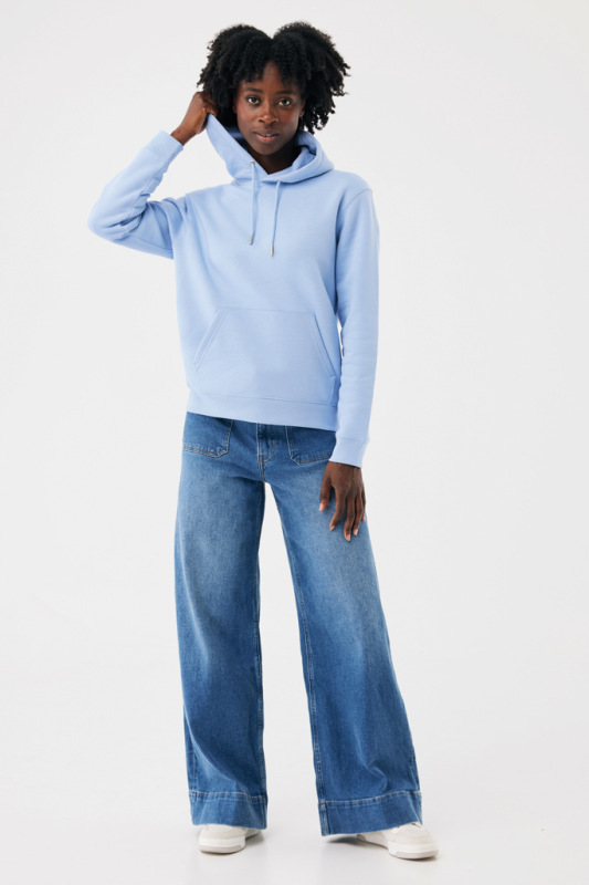 IQONIQ Joshua Unisex mikina s kapucňou z rec. bavlny sky blue XL 11