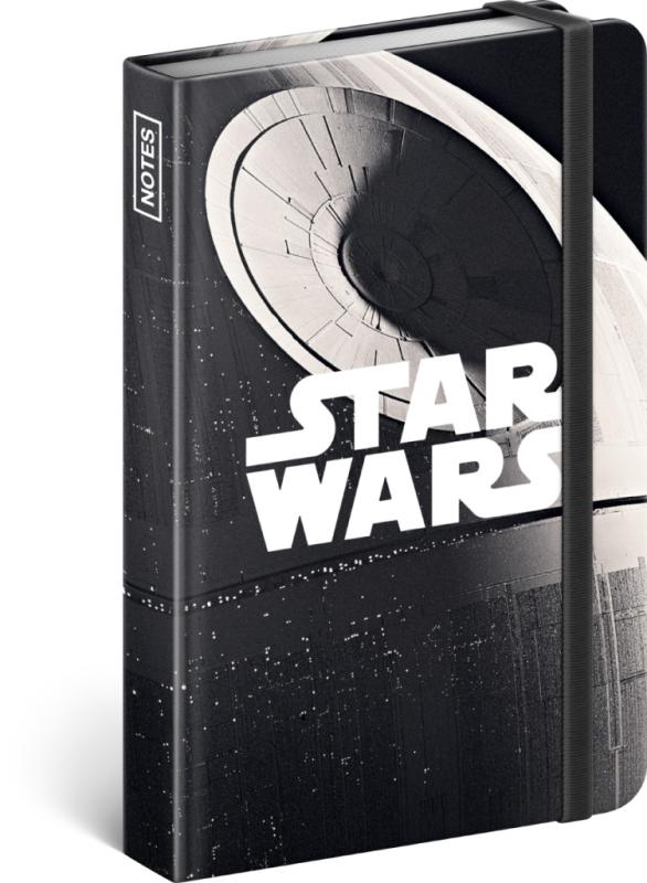 NOTIQUE Notes Star Wars – Death Star, linajkovaný, 11 x 16 cm