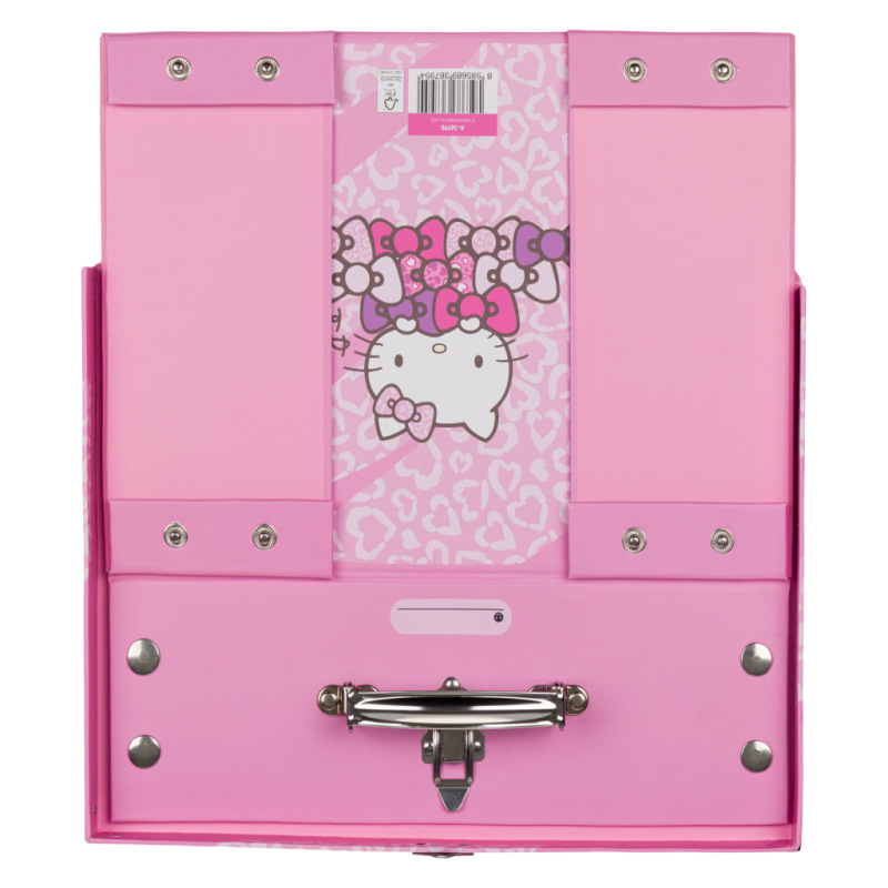 BAAGL Skladací školský kufrík Hello Kitty Sweet Leopard s kovaním 3
