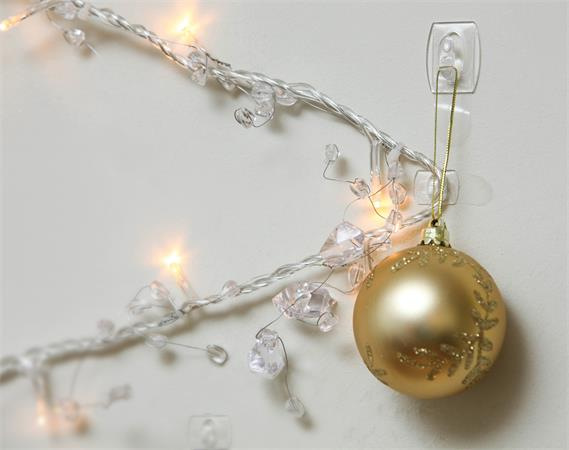 3M SCOTCH Mini plastový vešiak, 3M "Command", priehľadný 6