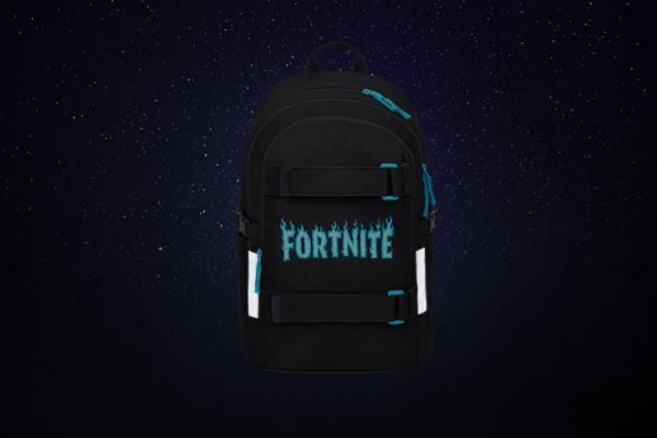 BAAGL SADA 3 Skate Fortnite Blue: batoh, športová taška, ľadvinka GRS 8